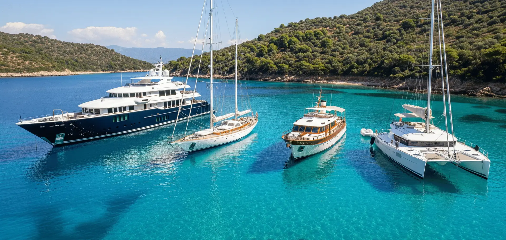 Yacht surveys line up Yacht surveys line up