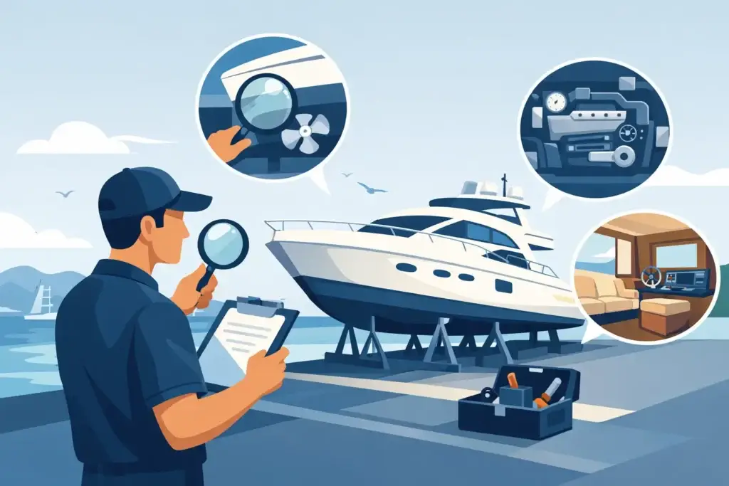 Motoryacht Survey Inspection: What It Covers