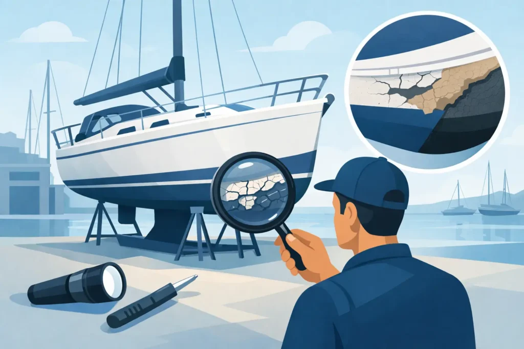 How to Spot Hull Laminate Damage