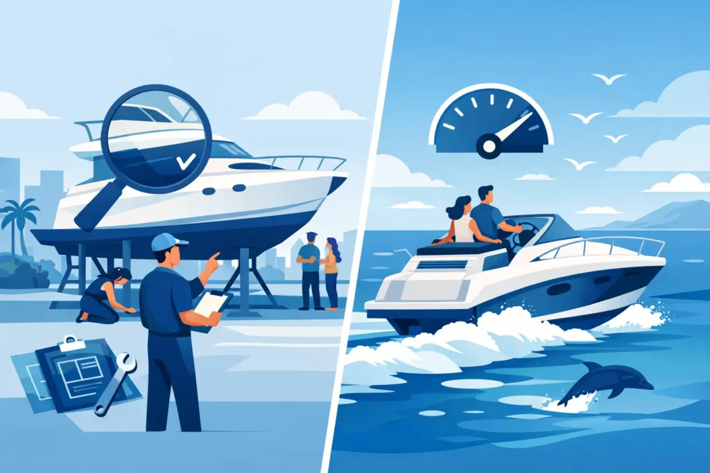 Pre Purchase Survey vs Sea Trial