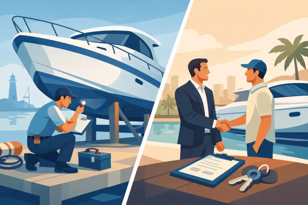 Marine Surveyor vs Boat Broker: Key Differences