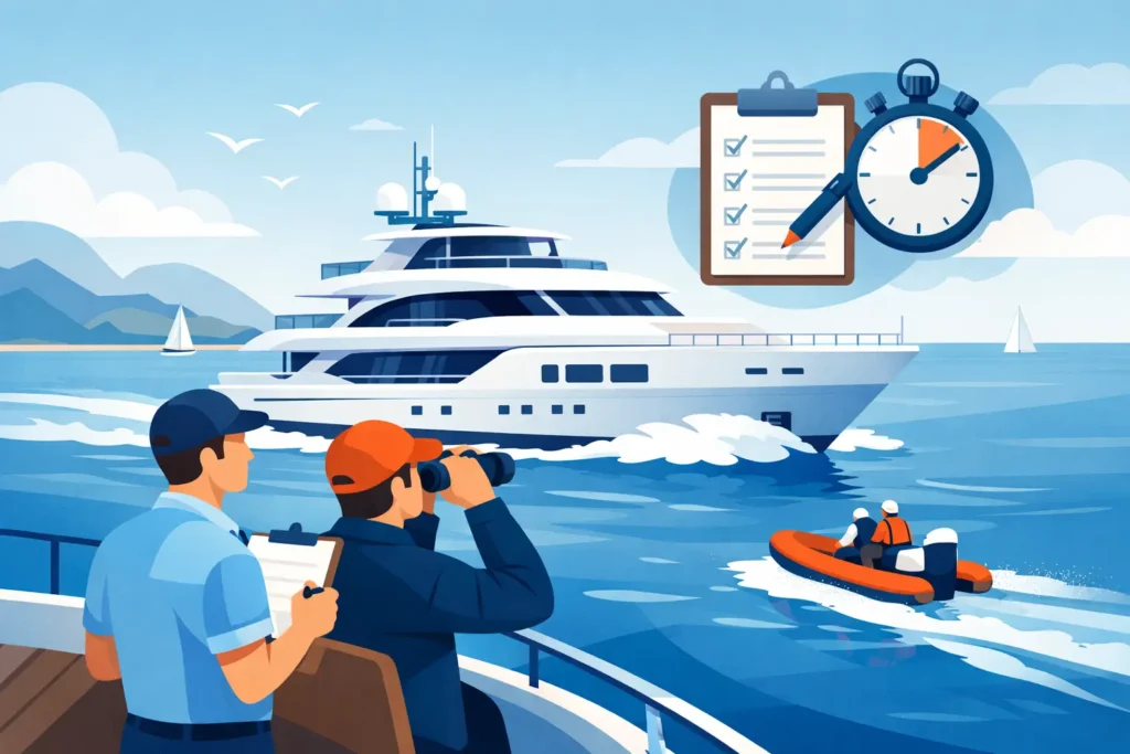 Acceptance Trials for New Yachts Before Delivery