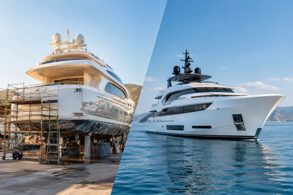 Yacht Refit vs New Build: Which Is Better?